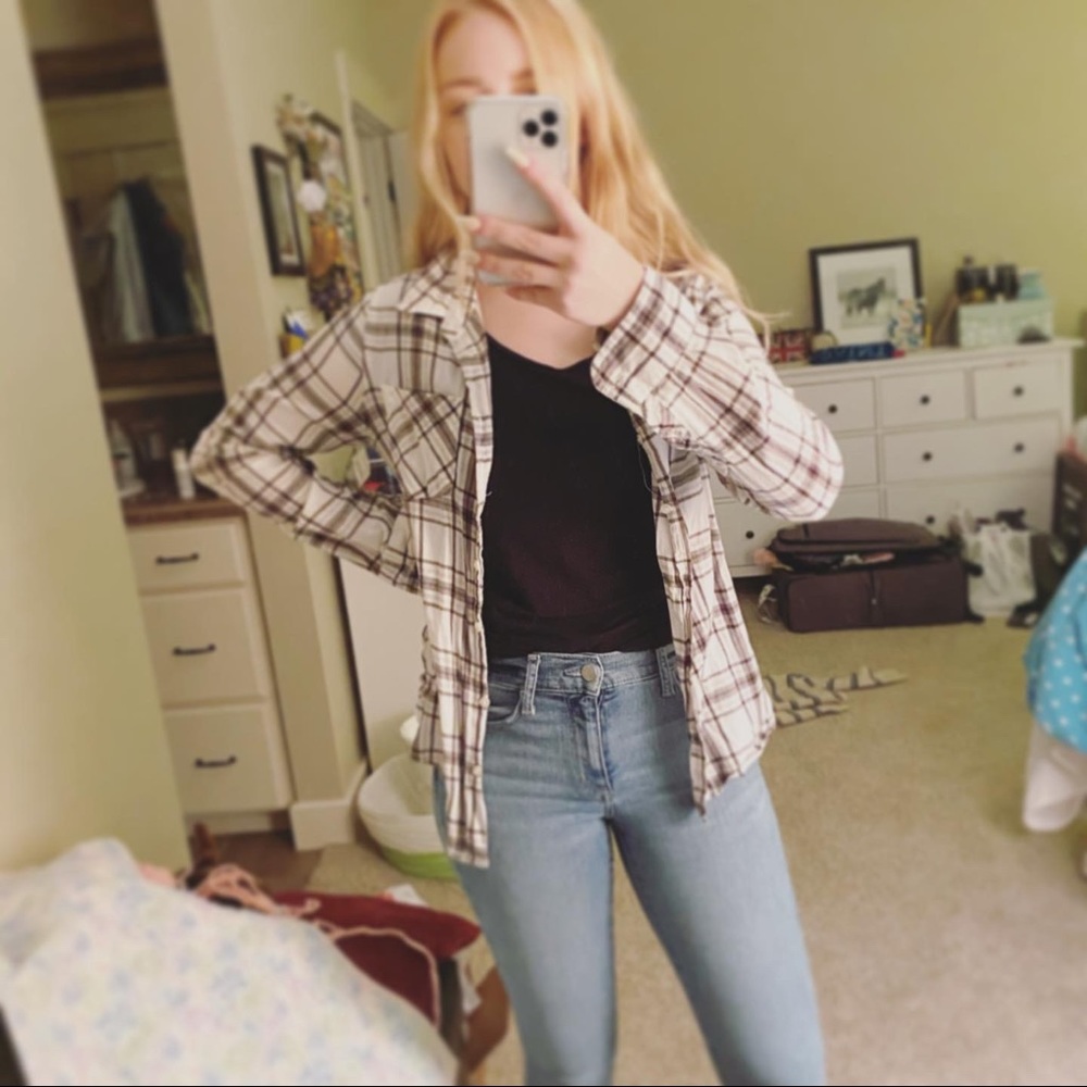 Plaid button up